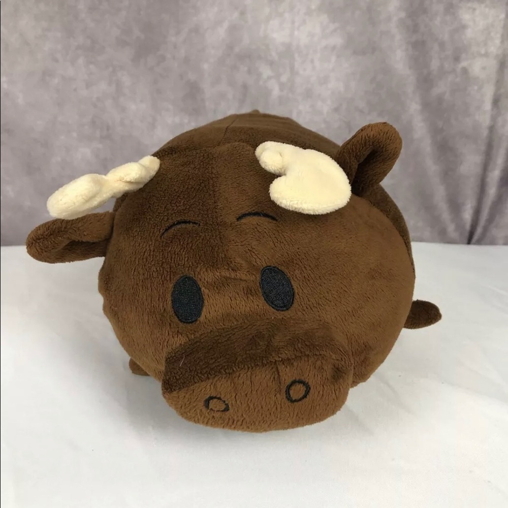 Bun Bun Stackable Plush Brown Moose Doll Plush, 10”, No Tags